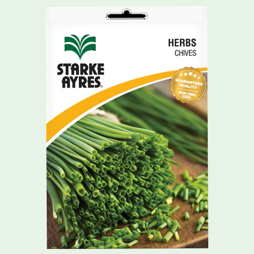 Chives Herb Seeds 1 Starke Ayres Chives Herb Seeds pack