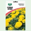 Starke Ayres Marigold Lemon Drop flower seeds pack