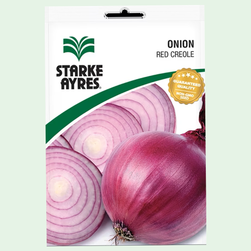 Red Creole Onion Seeds (Starke Ayres) 1 Starke Ayres Red Creole Onion seeds pack